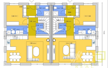 Investičný stavebný pozemok Pohranice  so sieťami na pozemku