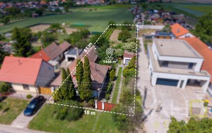 Exkluzívne!!! Na predaj veľký stavebný pozemok výmera 1446m2, šírka 18m, Šúrovce, možnosť dokúpiť ďalší priľahlý pozemok
