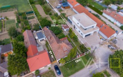 Exkluzívne!!! Na predaj veľký stavebný pozemok výmera 1446m2, šírka 18m, Šúrovce, možnosť dokúpiť ďalší priľahlý pozemok