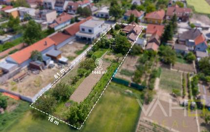 Exkluzívne!!! Na predaj RD s veľkým stavebným pozemkom výmera 1446m2, šírka 18m, Šúrovce, možnosť dokúpiť ďalšie priľahlé pozemky