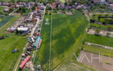 Exkluzívne!!! Na predaj RD s veľkým stavebným pozemkom výmera 1446m2, šírka 18m, Šúrovce, možnosť dokúpiť ďalšie priľahlé pozemky