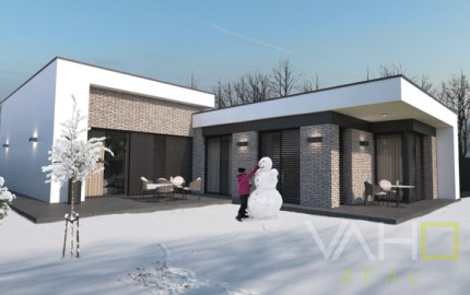 Moderná novostavba RD, pozemok 600m2, zastavaná plocha 179m2, garáž
