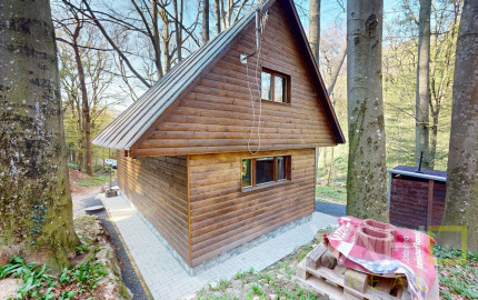 EXKLUZÍVNE !! REKREAČNÁ CHATA, úžitková plocha 70m2, celoročne obývateľná, JAHODNÍK, k.ú LOŠONEC, kompletná rekonštrukcia, 3D obhliadka