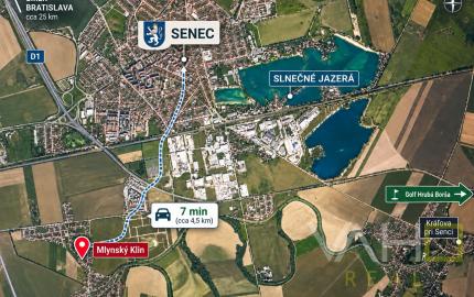 PREDAJ - Stavebný pozemok v Senci - Mlynský Klin/906 m2 + IS