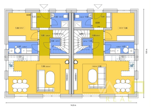 Investičný stavebný pozemok Pohranice  so sieťami na pozemku