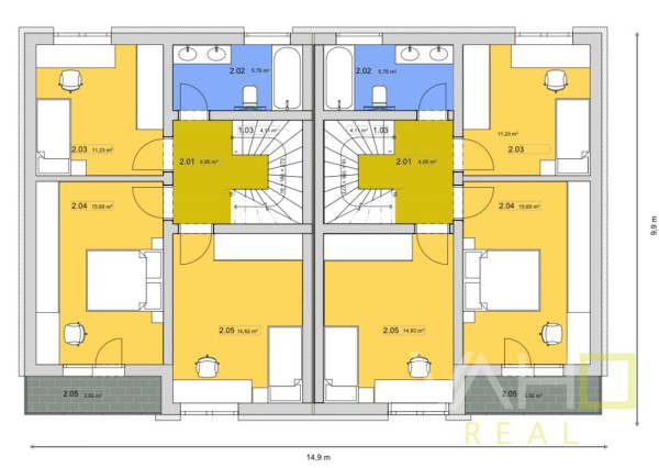 Investičný stavebný pozemok Pohranice  so sieťami na pozemku