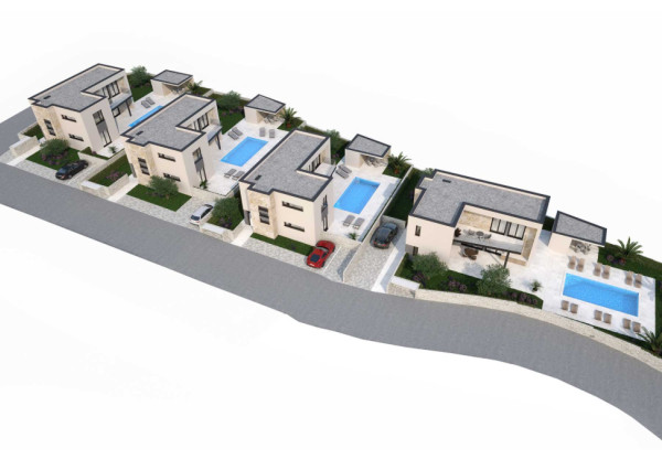 EXKLUZÍVNE IBA u NÁS!! 4 LUXUSNÉ RD s BAZÉNOM v CHORVÁTSKU