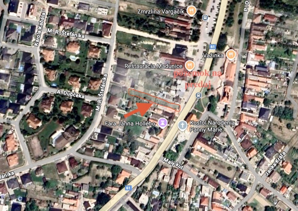 🏡 Stavebný pozemok 862 m² na predaj – Madunice, okres Hlohovec