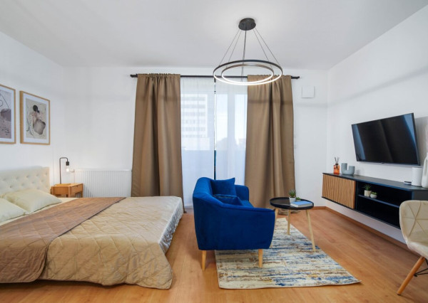 Dizajnový plne zariadený 1izb. byt s parkovaním Mikovíniho, Trnava ,PRENÁJOM!