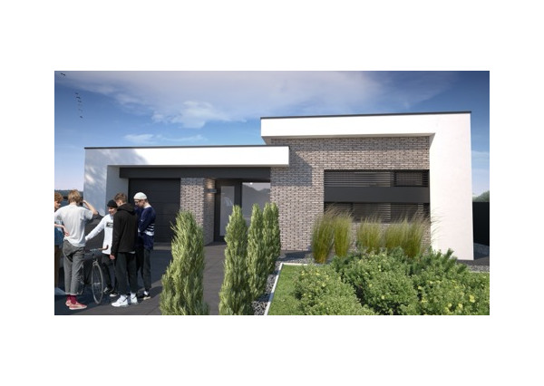 Moderná novostavba RD, pozemok 600m2, zastavaná plocha 179m2, garáž