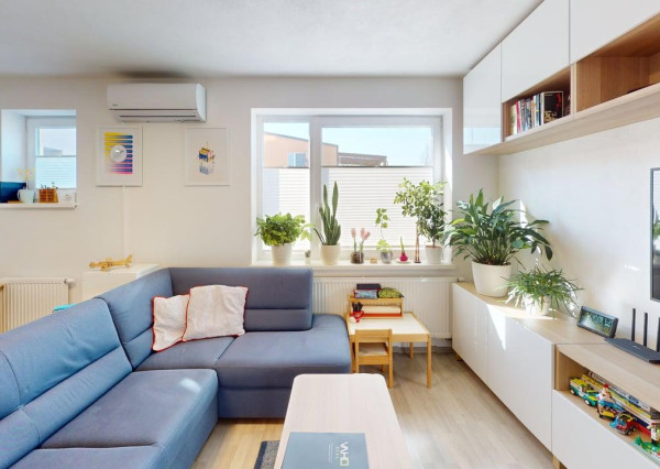 Štýlový 3i byt v Bielom Kostole s garážou a záhradou.