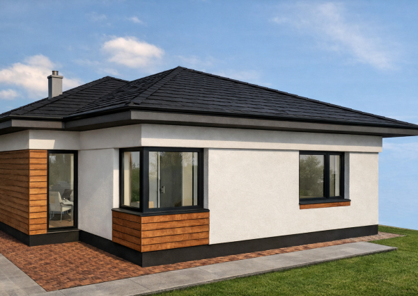 NOVOSTAVBA 5-IZBOVÉHO RODINNÉHO DOMU ČASŤ JARNÁ – 2 676 m² POZEMOK– CÍFER,