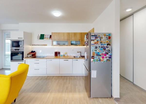 Štýlový 3i byt v Bielom Kostole s garážou a záhradou.