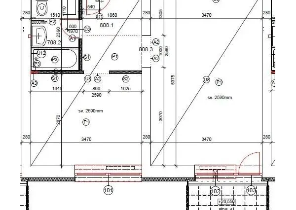 Svetlý 2-izbový byt v Ružinove s parkovacím státím