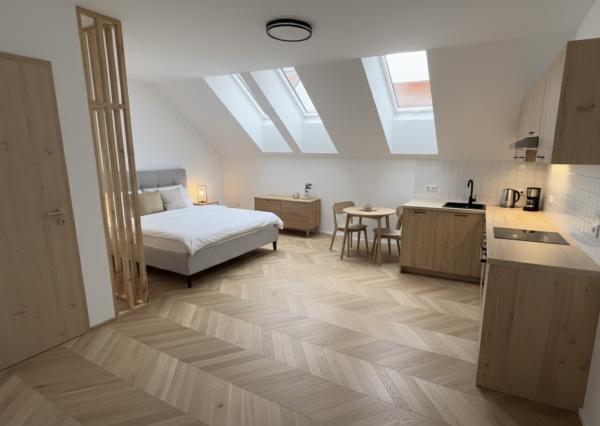 Na predaj 1.izb. byt v BAKER STREET RESIDENCE, 28m2, historické centrum Trnavy