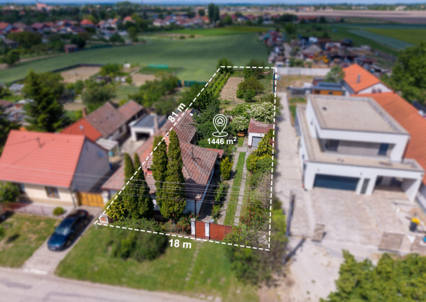 Exkluzívne!!! Na predaj veľký stavebný pozemok výmera 1446m2, šírka 18m, Šúrovce, možnosť dokúpiť ďalší priľahlý pozemok