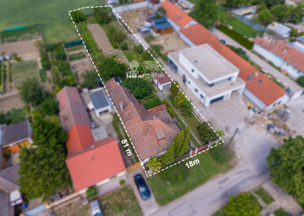 Exkluzívne!!! Na predaj veľký stavebný pozemok výmera 1446m2, šírka 18m, Šúrovce, možnosť dokúpiť ďalší priľahlý pozemok