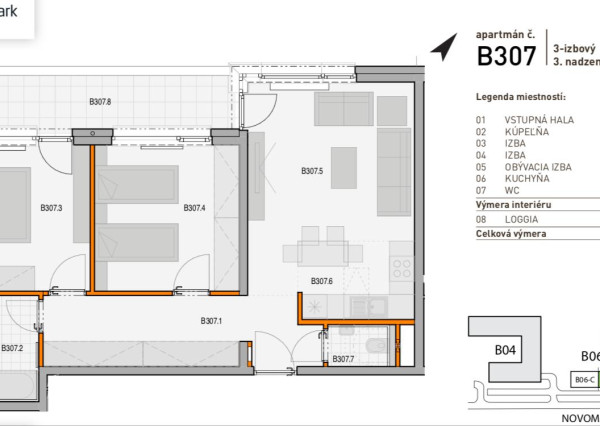 PREDAJ | Štýlový 3-izbový byt s priestrannou terasou a 2 extra širokými parkovacími miestami