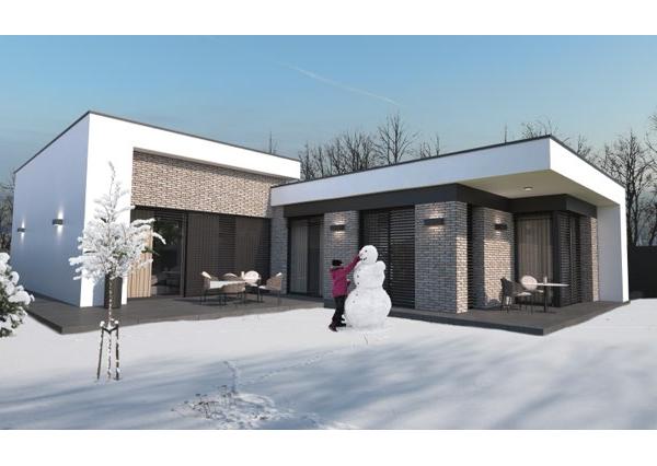 Moderná novostavba RD, pozemok 600m2, zastavaná plocha 179m2, garáž