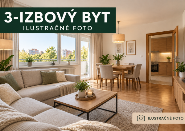 3-IZBOVÝ 70 m² PO KOMPLETNEJ REKONŠTRUKCII | LOGGIA + KLÍMA | TRNAVA