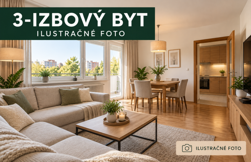 3-IZBOVÝ 70 m² PO KOMPLETNEJ REKONŠTRUKCII | LOGGIA + KLÍMA | TRNAVA