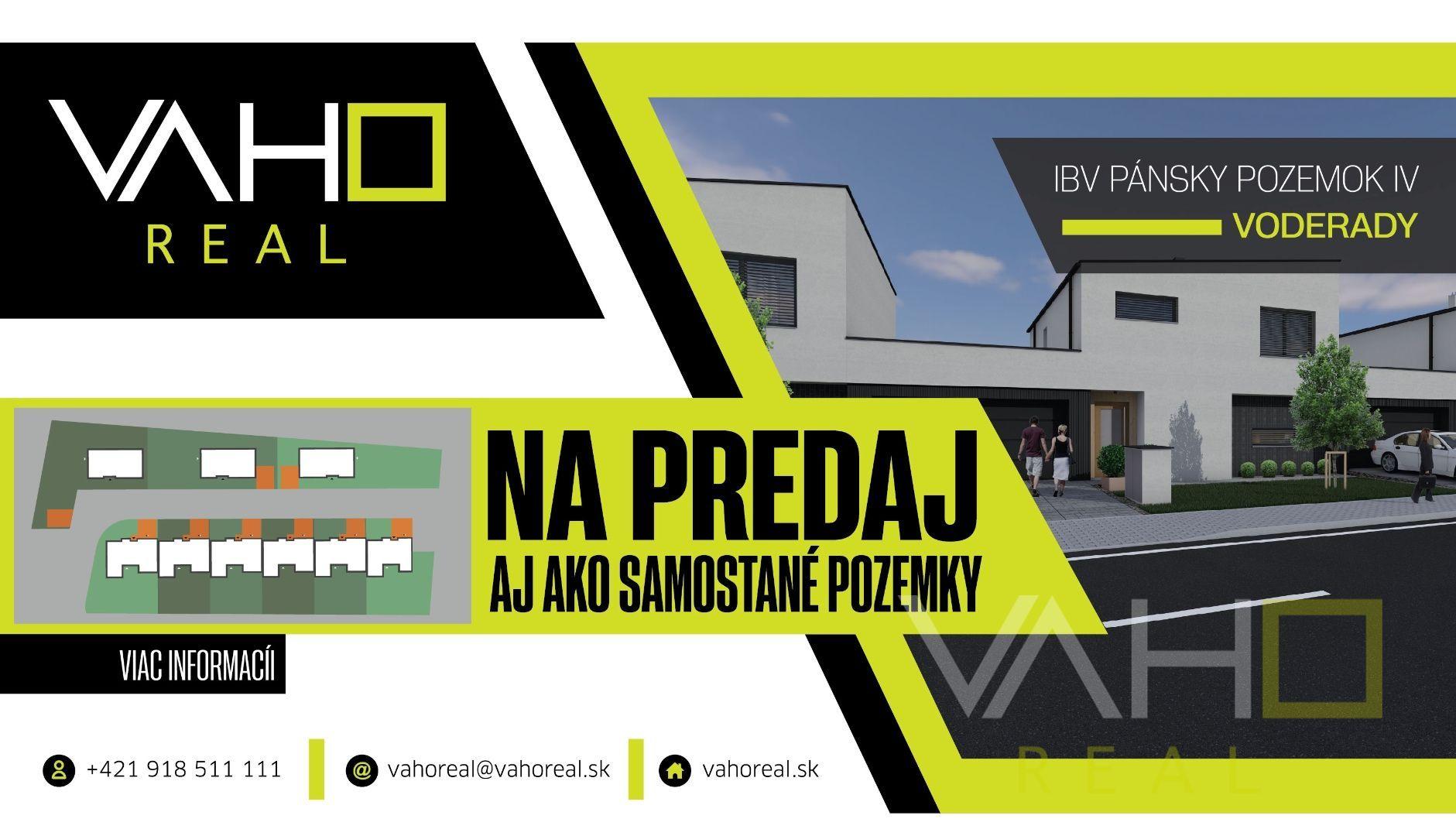 Exkluzívna ponuka stavebných pozemkov v obci Voderady – len 12 km od Trnavy!