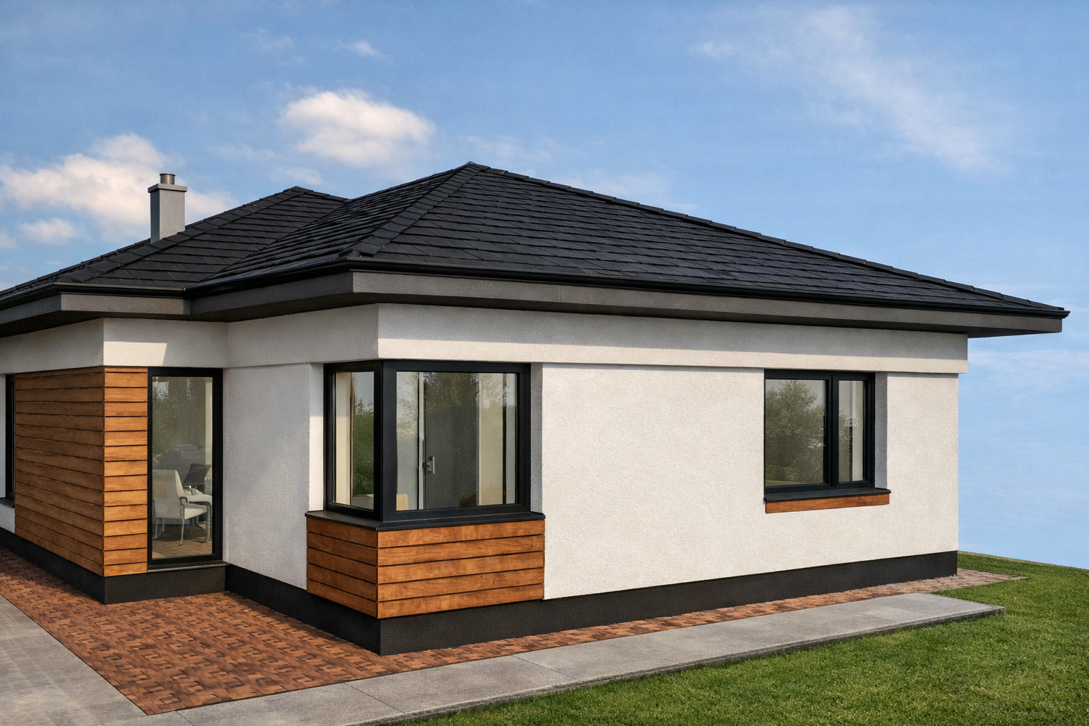 NOVOSTAVBA 5-IZBOVÉHO RODINNÉHO DOMU ČASŤ JARNÁ – 2 676 m² POZEMOK– CÍFER,