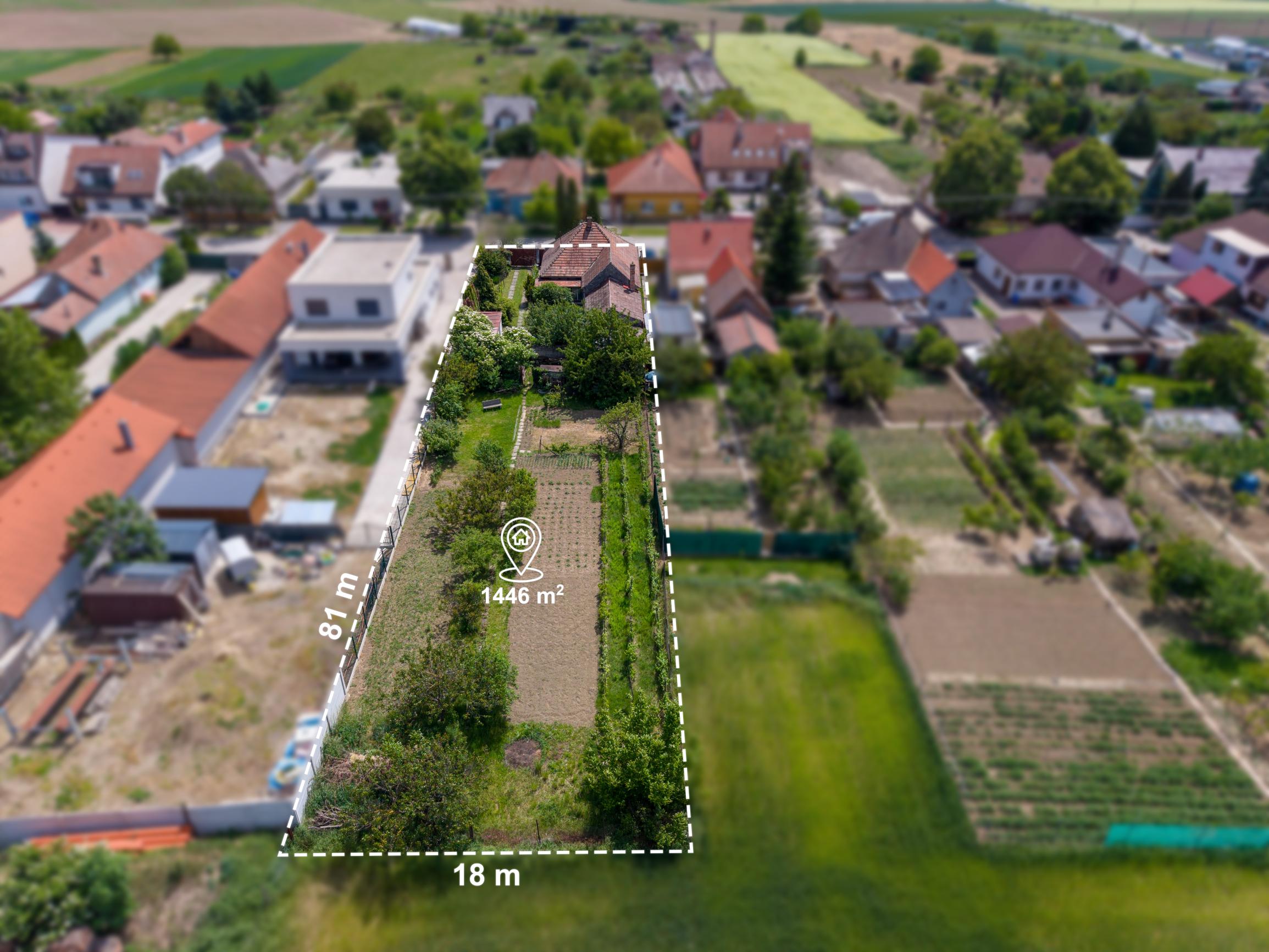 Exkluzívne!!! Na predaj veľký stavebný pozemok výmera 1446m2, šírka 18m, Šúrovce, možnosť dokúpiť ďalší priľahlý pozemok