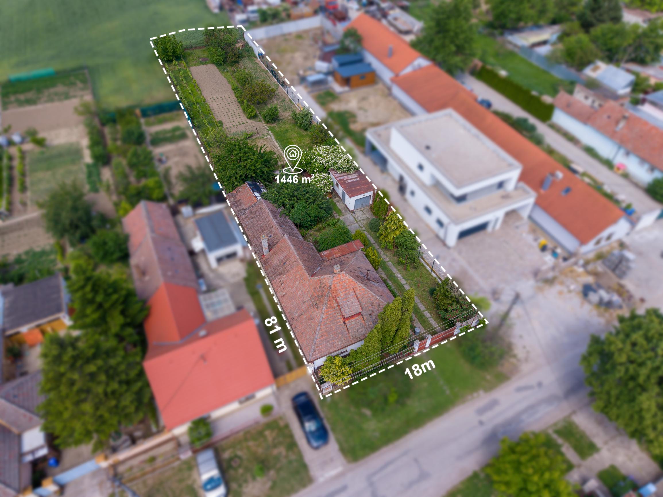 Exkluzívne!!! Na predaj RD s veľkým stavebným pozemkom výmera 1446m2, šírka 18m, Šúrovce, možnosť dokúpiť ďalšie priľahlé pozemky